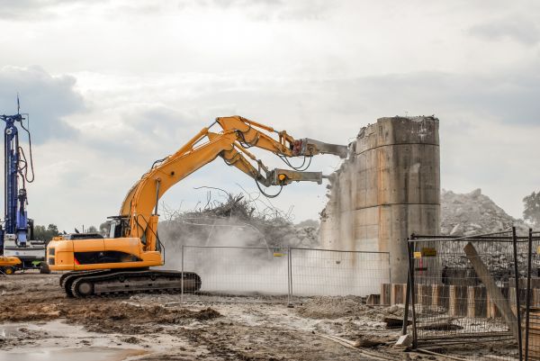 Silo Demolition in Salisbury