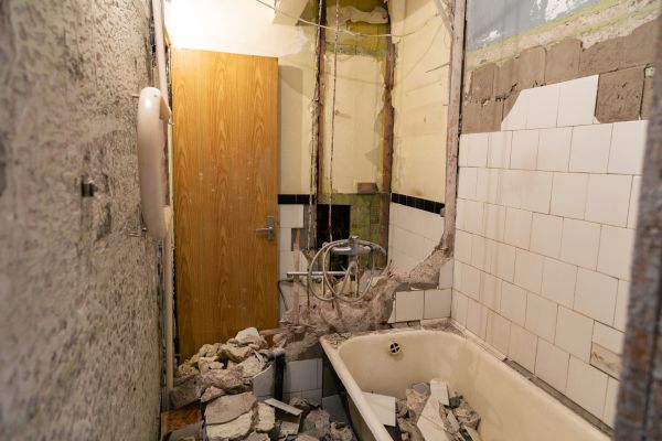 Shower Tile Demolition in Salisbury