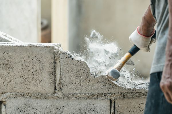 Block Wall Demolition in Salisbury